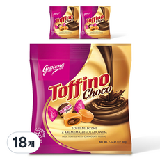 Goplana Toffino巧克力夾心太妃糖, 18袋, 80g