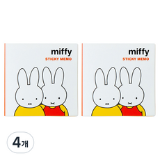 스튜디오에잇 미피 2단점착메모, 1타입, 4개 1타입, 4개