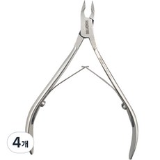 FINDYOU 死皮指甲剪, 4個, 銀色