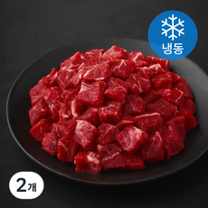 굿미트찹 미국산 우부채살 2 x 2 x 1 cm 찹스테이크용 (냉동), 2개, 600g