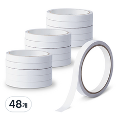 아뜰라임 자국없는 고점도 반투명 양면 테이프 12mm x 12m, 48개
