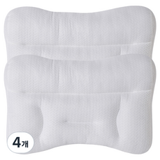 그랜레스트 편안한 3D 수면 경추베개, White, 4개