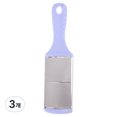 썸즈마인 양면 스테인레스 발각질 제거기 퍼플, 100g, 3개, 1개입