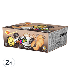 윈윈푸드 포테이토크리스프 커피맛 스낵 50p, 1kg, 2개