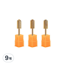 美甲皇后攜帶式磨甲機 鎧甲玫瑰金, 9個, 混色