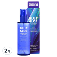 네이처리퍼블릭 블루 알로에 카밍 포어 겔 미스트, 2개, 100ml