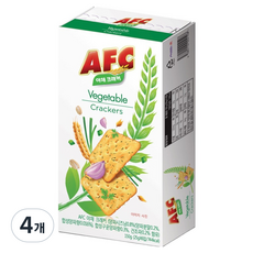 AFC 蔬菜餅乾, 4個, 150g
