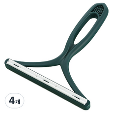 다용도 울 니트 수동 보풀제거기 15 x 12.5 x 1 cm BRP2329, 딥그린, 4개