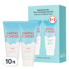 에뛰드 베이킹 파우더 모공 클렌징 폼 세트, 300ml, 10개