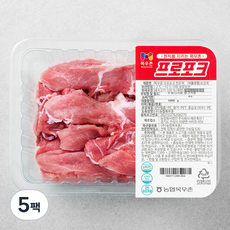 목우촌 프로포크 한돈팩 앞다리살 불고기용 (냉장), 1kg, 5팩