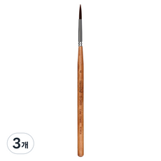 헤렌드 인조모 세필 낱자루 S-3400, 3개, 4호