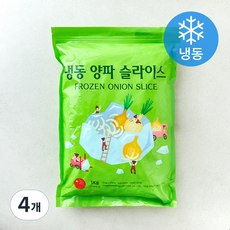 웰프레쉬 양파 슬라이스 (냉동), 4개, 1kg