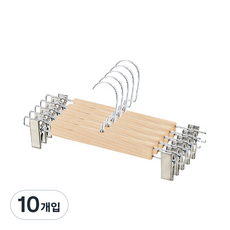 用於全套底部的木衣架, 原木, 10入