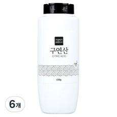 가성비가브랜드다 구연산, 6개, 450g