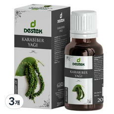 데스텍 페이스 아로마 에센셜 블랙페퍼 오일, 20ml, 3개