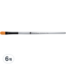 BorcianiBonazzi 신테티코 붓 902 금색 인조모, 6호, 6개