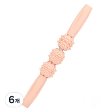 피어니스트 종아리 롤러 스틱 33cm, 핑크, 6개