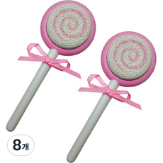 맥라이프 풋풋해 롤리롤리 풋파일 스틱 핑크, 1개입, 8개
