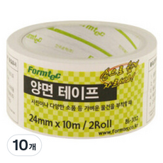 Formtec 雙面膠帶 24mm x 10m BS332, 單一顏色, 10個