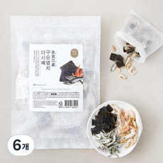 어식백세 구운멸치 다시팩, 16g, 8개입, 6개