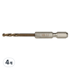 이엑스파워 하이스드릴 육각 M 3.3 EHD-33H, 4개