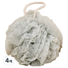 Modern House 充滿泡沫去角質沐浴球, 薄荷綠, 4個, 1入