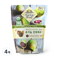 써니후르츠 유기농 건무화과 파우치 5p, 250g, 4개