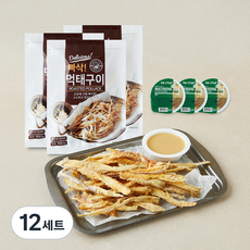 해맑은푸드 빠삭먹태구이 25g + 청양간장마요 소스 30g 세트, 12세트