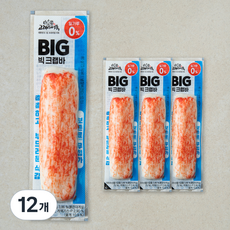 고래사어묵 빅 크랩바, 80g, 12개