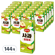델몬트 사과 드링크, 190ml, 144개