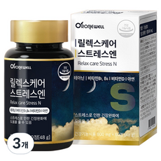 로니웰 릴렉스케어 스트레스엔, 60정, 3개