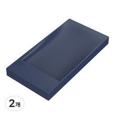 푸트로랩 심플 욕실 비누 받침, 블루, 2개