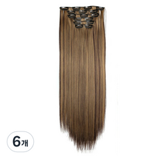 娜莉姐妹 局部假髮 髮片 接髮, 6個, 4H27#