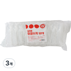 Sikjajaewang 一次性餐具, 100個, 3個
