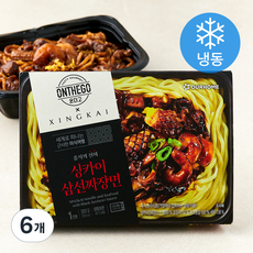 아워홈 온더고 싱카이 삼선짜장면 (냉동), 300g, 6개