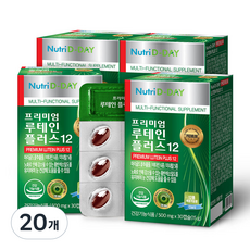 뉴트리디데이 프리미엄 루테인 플러스 12, 30정, 20개