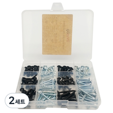 Innotime 石膏板用單刃/雙刃螺絲 白色6種 + 黑色6種 套組 1044, 2套