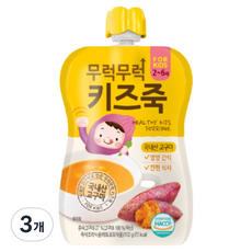 이유케어스 무럭무럭 키즈죽, 고구마, 3개, 100g