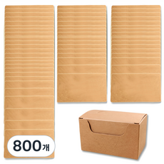 O-ON 我來裝飾的空白單字卡, 800件, Kraft 卡夫