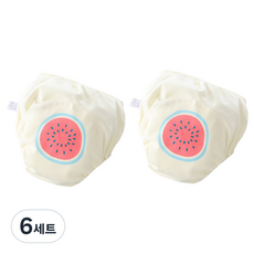 베베니즈 후르츠 유아 배변훈련팬티 2p, 워터멜론, 6세트