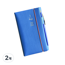 PLEPIC 雙商務筆電型名片盒, 海軍藍, 2個