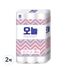 Today Paper 無螢光3層衛生紙 18m, 2個, 30入