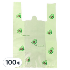 Taminayo 可愛酪梨塑膠袋 中型, 5L, 100個