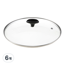 코멧 강화유리 냄비뚜껑, 6개, 28cm