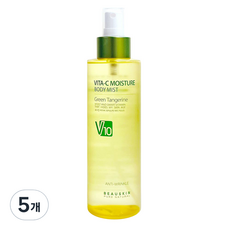 뷰스킨 비타씨 모이스처 청귤 바디미스트, 200ml, 5개