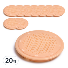 把手世界罐子通風蓋 橡木, 20個