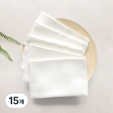 moms nature 嬰兒竹纖維布尿布, 單一顏色, 15個