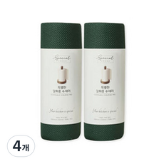 特別的日常生活一次性菜瓜布 30入, 4個, 深綠色