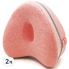 Wonder Wear 舒適曲線型腿枕, 2個, 紅色