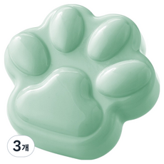 고양이 발바닥 각질 굳은살 제거 발 그라인더 그린, 1개입, 3개, 84g